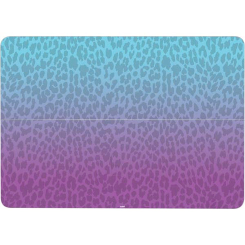 Cheetah Print Purple and Blue Surface Laptop Studio Skin